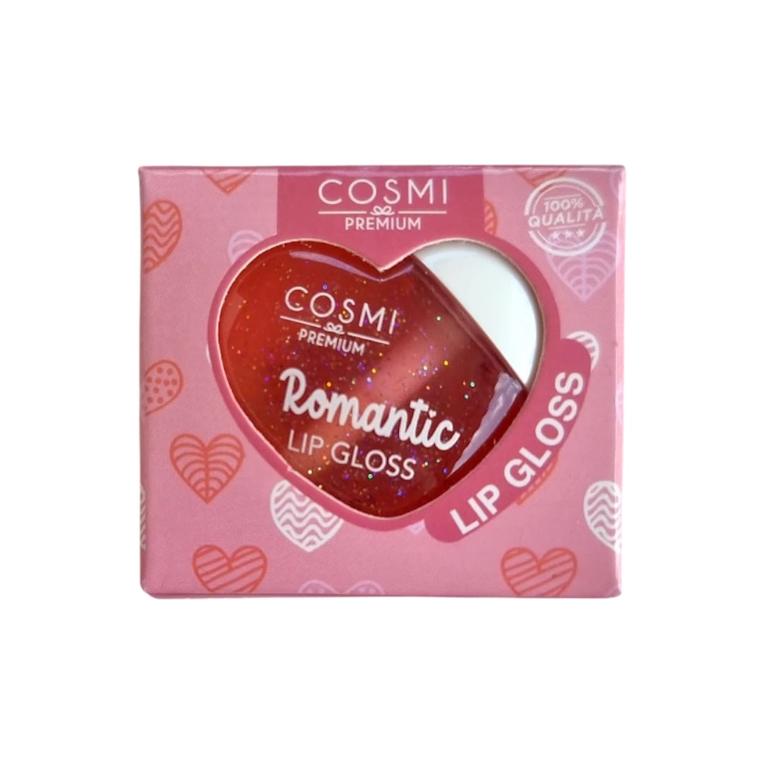 a. Lip Gloss Cosmi Heart με Glitter & Άρωμα Φράουλας