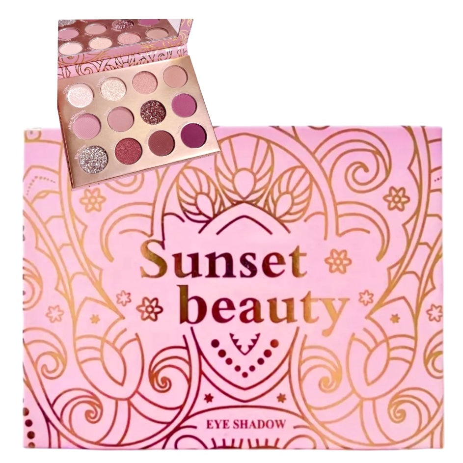 e. Eyeshadow Palette Sunset Beauty 12 Αποχρώσεις