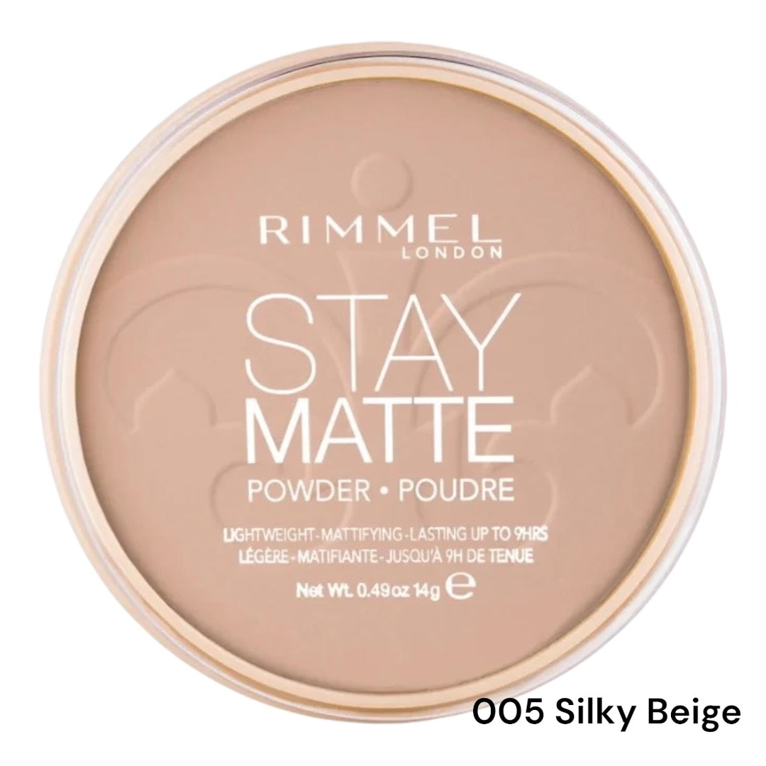 e. Face Powder Rimmel Stay Matte 14gr