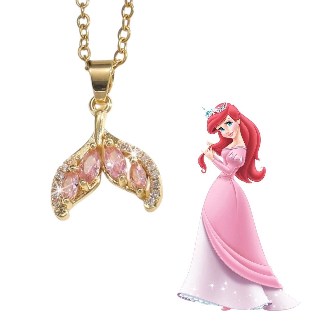 k. Κολιέ Disney Princess Ariel από Ανοξείδωτο Ατσάλι