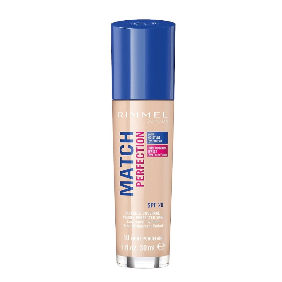 e. Face Foundation Rimmel Match Perfection SPF20 30ml
