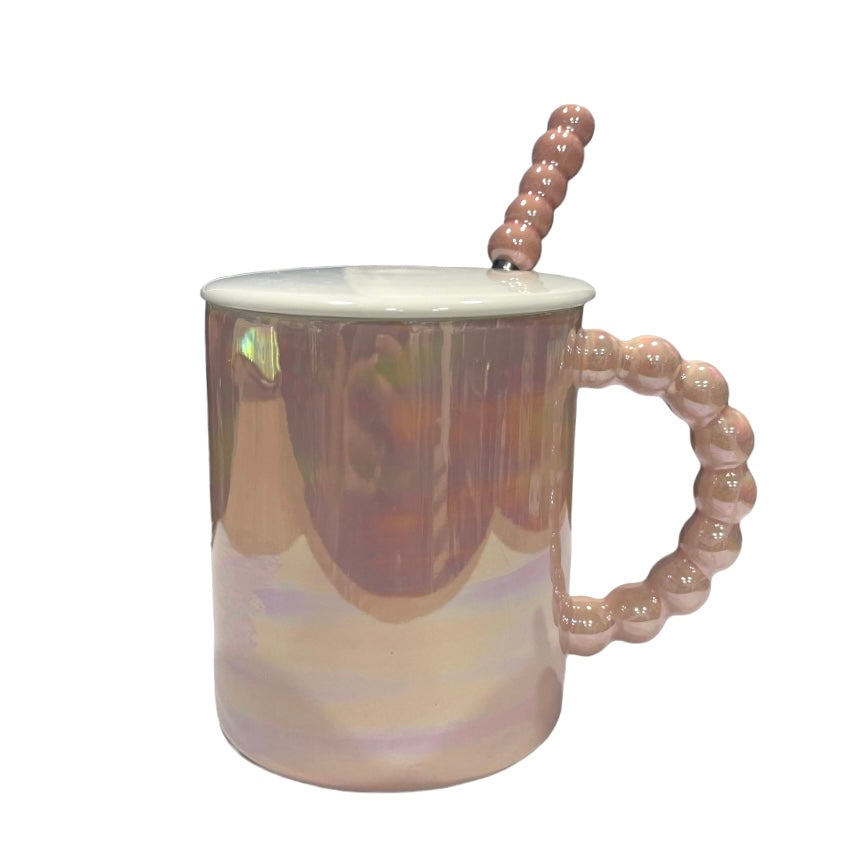 d. Κούπα Pearl Ροζ 330ml