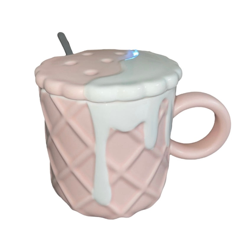 d. Κούπα Cookie Ροζ 420ml