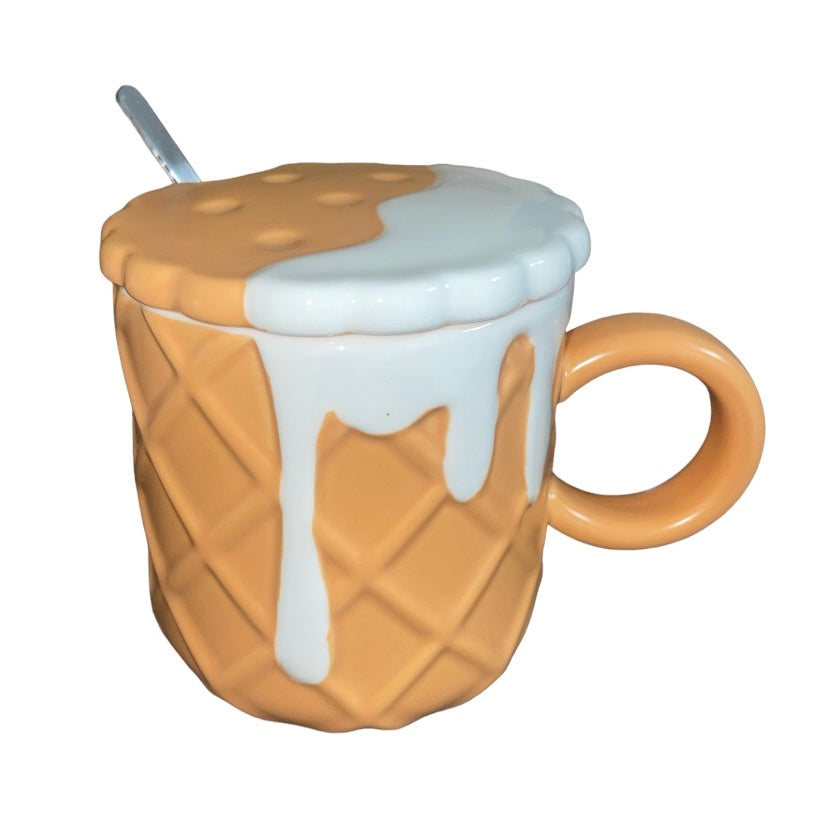 d. Κούπα Cookie Πορτοκαλί 420ml