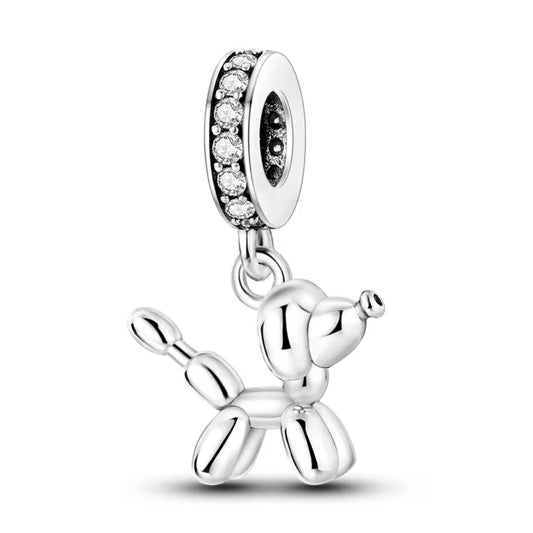 Charm για Βραχιόλι τύπου Pandora Balloon Dog Ασήμι 925