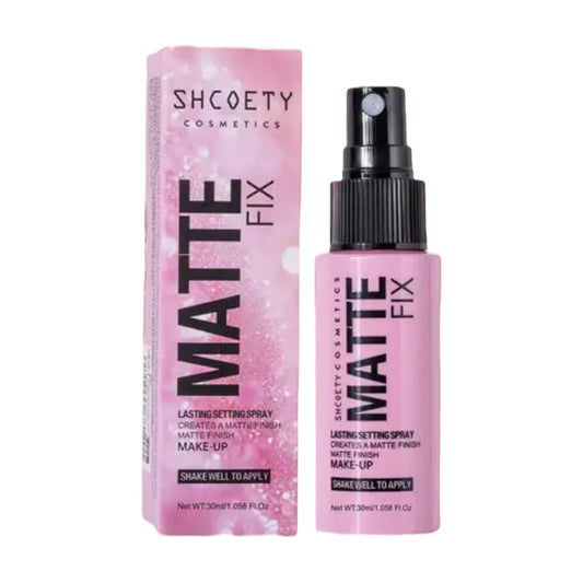 e. Face Spray Σταθεροποίησης Μακιγιάζ Shcoety Matte Fix 30ml