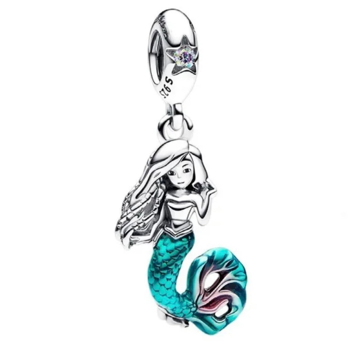 Charm για Βραχιόλι τύπου Pandora Mermaid Ασήμι 925