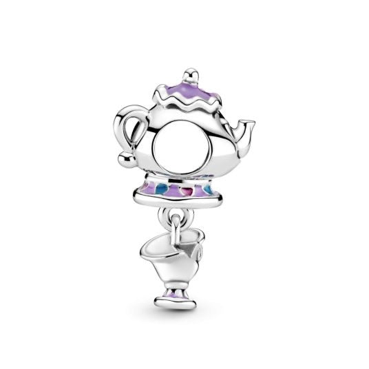 Charm για Βραχιόλι τύπου Pandora Μαντάμ Τσαγιερό Ασήμι 925