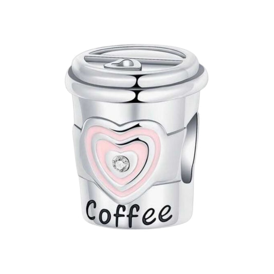 Charm για Βραχιόλι τύπου Pandora Coffee Ασήμι 925