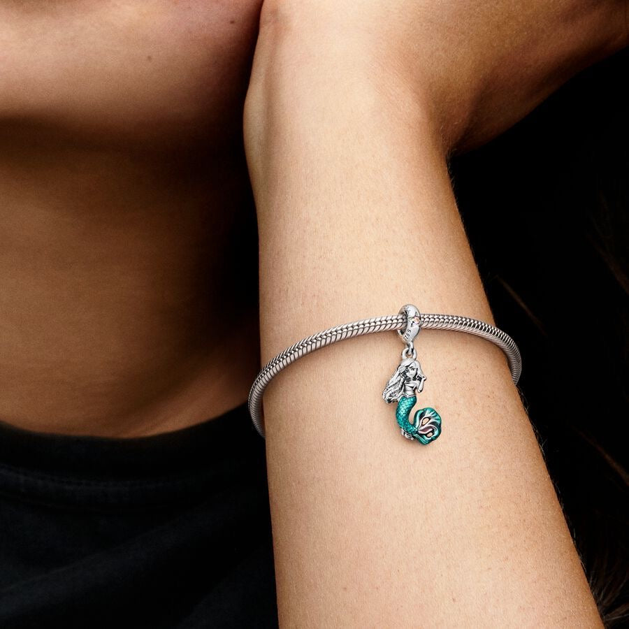 Charm για Βραχιόλι τύπου Pandora Mermaid Ασήμι 925