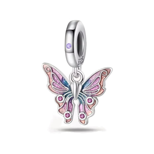 Charm για Βραχιόλι τύπου Pandora Πεταλούδα Ασήμι 925