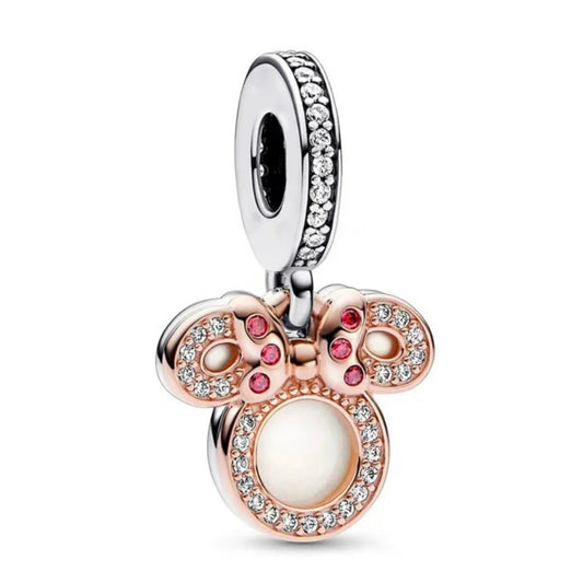 Charm για Βραχιόλι τύπου Pandora Minnie Ασήμι 925