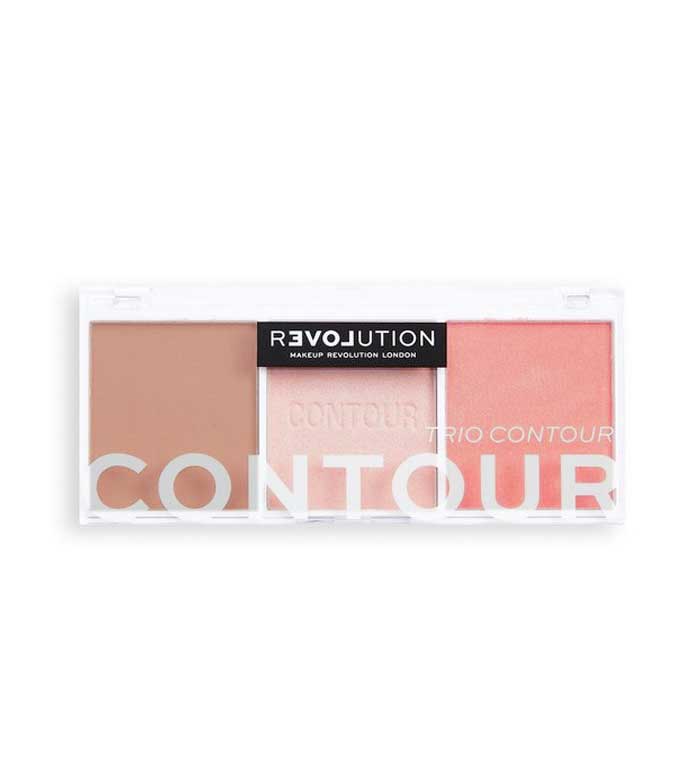 e. Blush, Highlighter & Contour Παλέτα Revolution Beauty Colour Play Trio Sugar 6gr