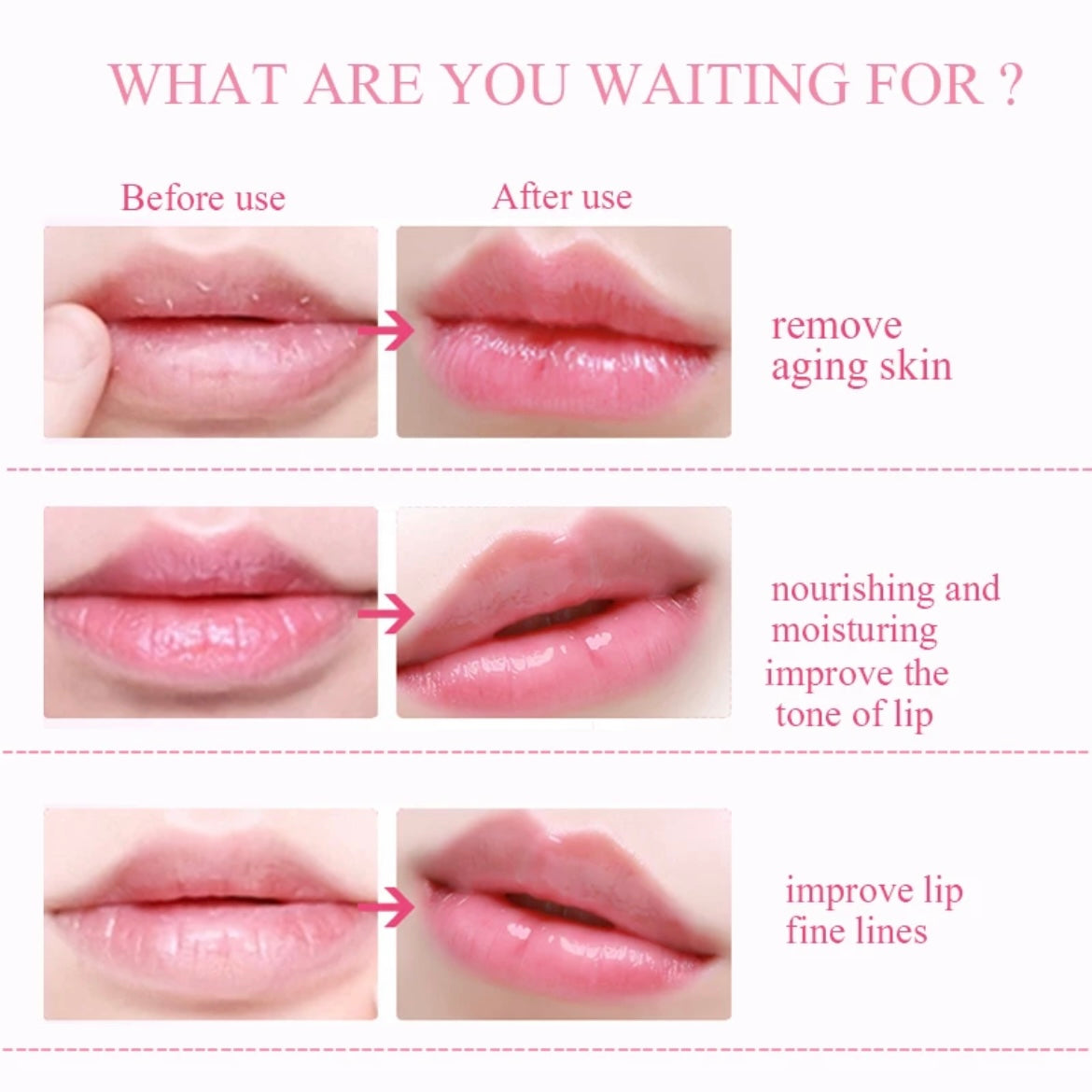 f. Lip Patch Pink με Κολλαγόνο