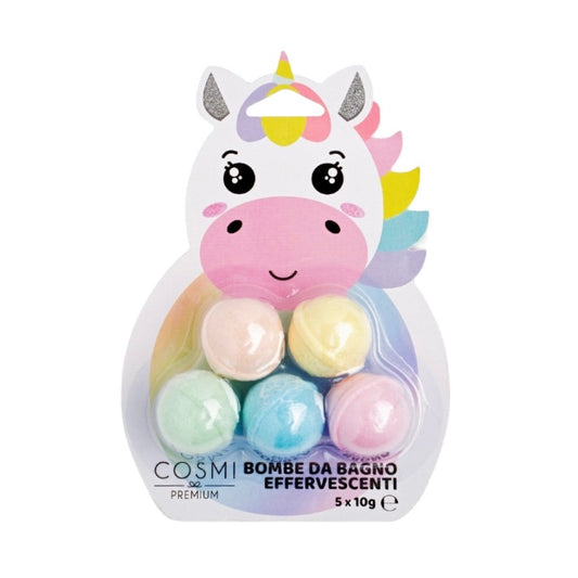 h. Bath Bombs Cosmi Αρωματικά Unicorn 5x10g