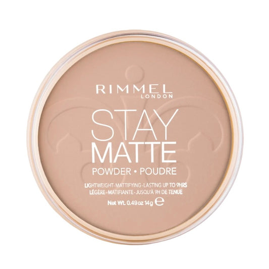 e. Face Powder Rimmel Stay Matte 005 Silky Beige 14gr